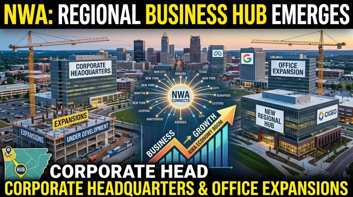 Northwest Arkansas Emerges as Regional Business Hub With Corporate Headquarters and Office Expansions